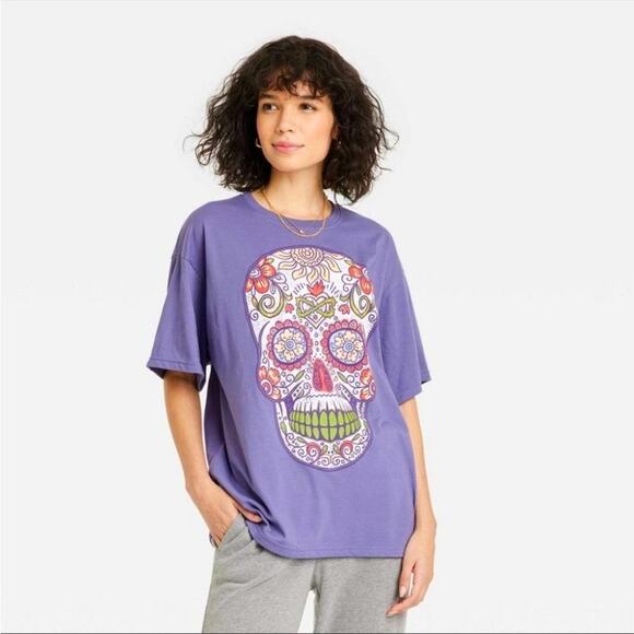 Hasta Siempre Day of the Dead Sugar Skull Graphic Tee | XXL - Picture 1 of 4